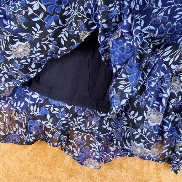 Free People Blue Asymmetrical Skirt - Picture 4 of 10